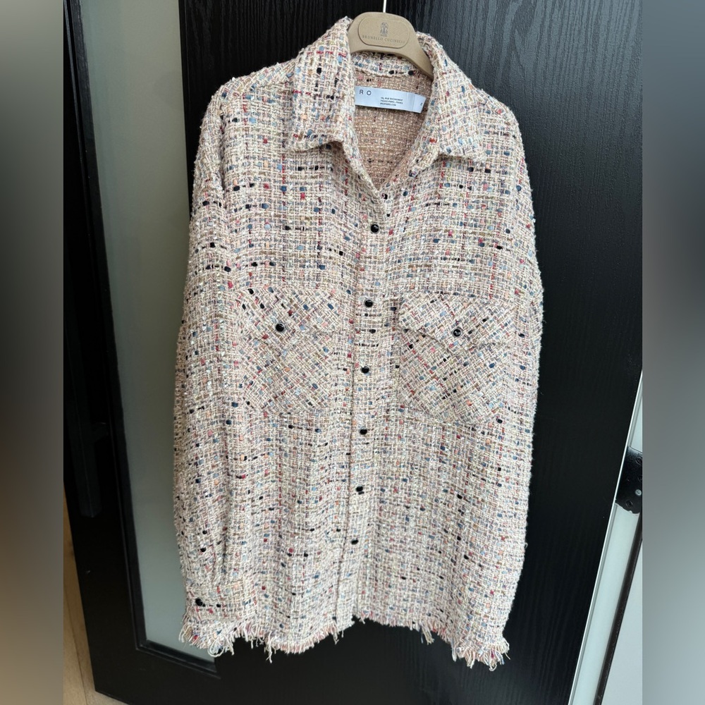 IRO Pastel Tweed Jacket FR34
